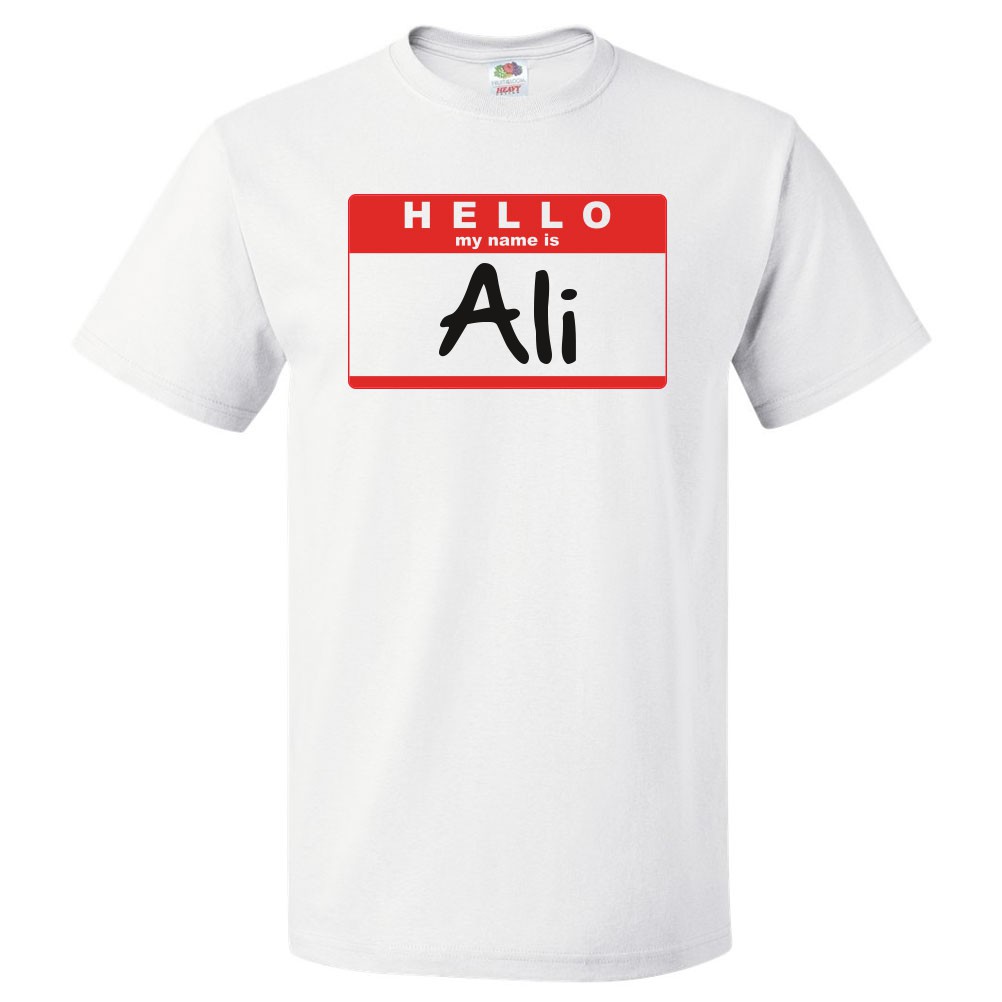 Hello. my name is ali. what is ............... name